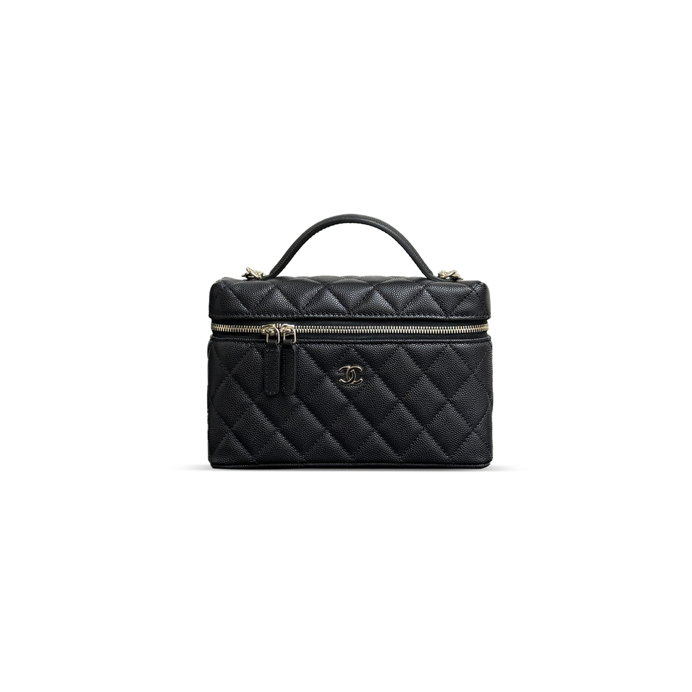 CHANEL CHAIN CROSSBODY CLUTCH SILVER HARDWARE AP4483 (19.5*17*5cm)